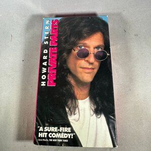 Howard Stern Private Parts VHS Tape R Rated Comedy Paramount 1997 Movie